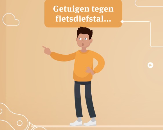 De getuigen tegen fietsdiefstal