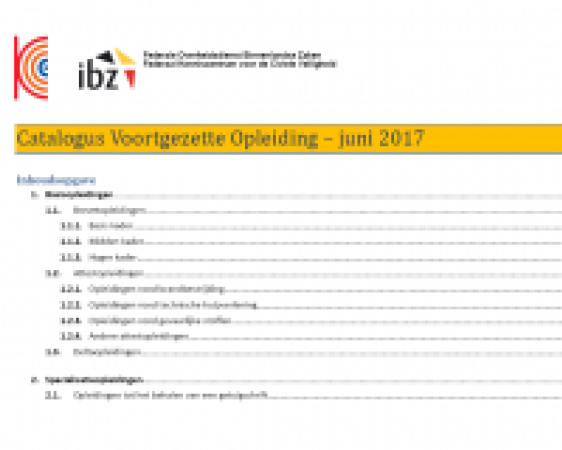 Nieuwe catalogus voortgezette opleiding – juni 2017