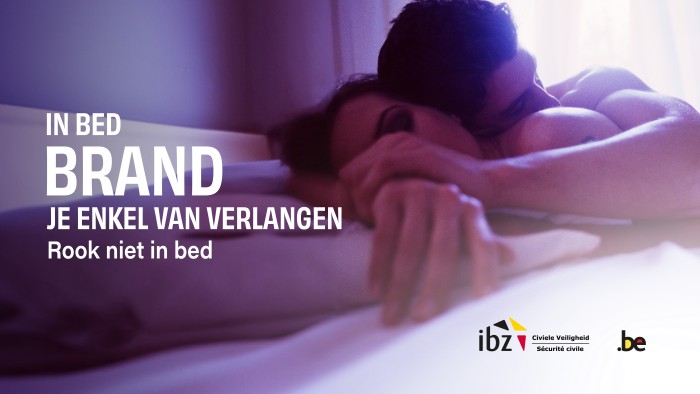 14-daagse van de Veiligheid - Rook niet in bed!