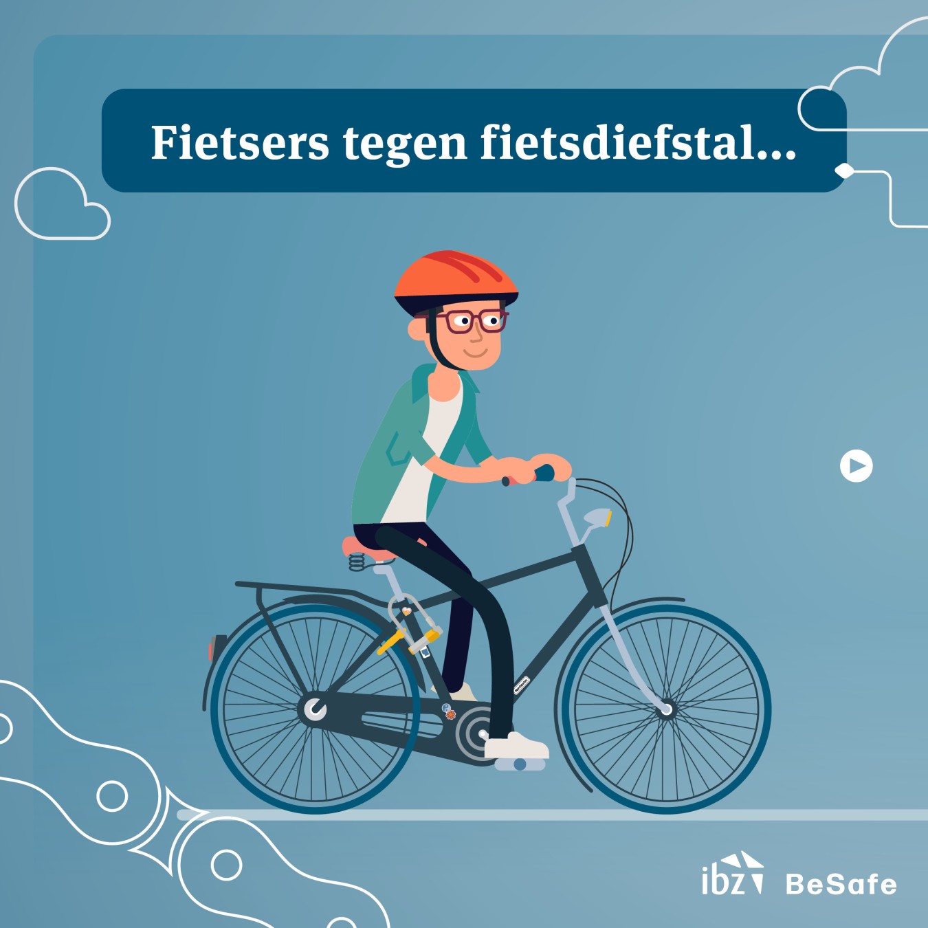 fietsers tegen fietsdiefstal