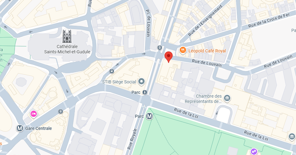 Plan rue de Louvain 1